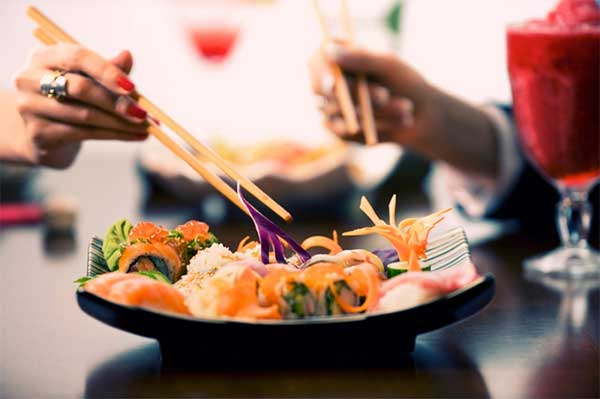 การใช้ตะเกียบที่ญี่ปุ่น