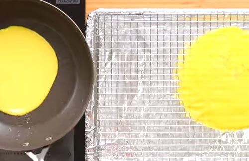 สูตรทำเครปเย็นโรล