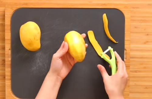 วิธีทำเครปเย็นโรลผลไม้