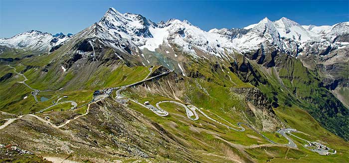 เที่ยวออสเตรียถนน Grossglockner Alpine