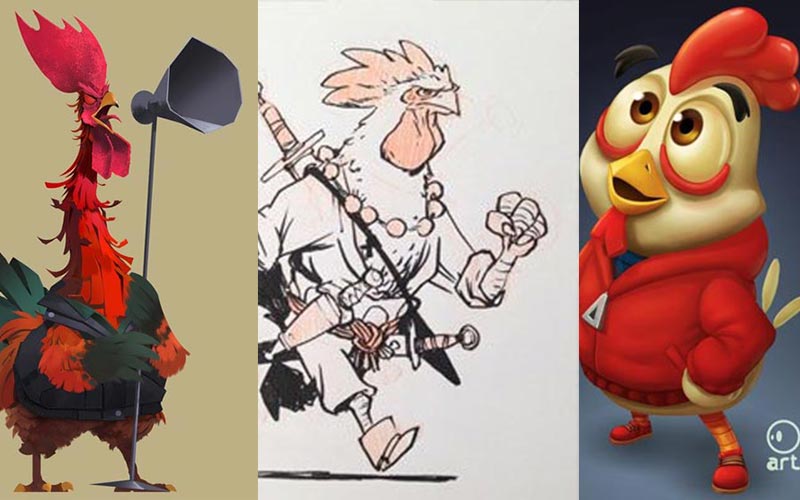 รูปการ์ตูนไก่