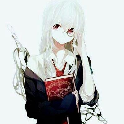 รูปการ์ตูนนักเรียนหญิงใส่แว่นตา