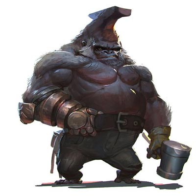 รูปลิงการ์ตูน1