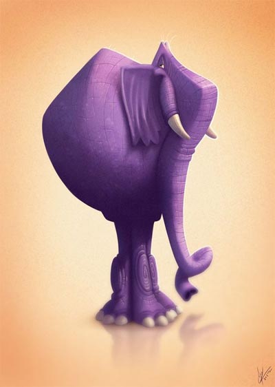 รูปช้างการ์ตูน2