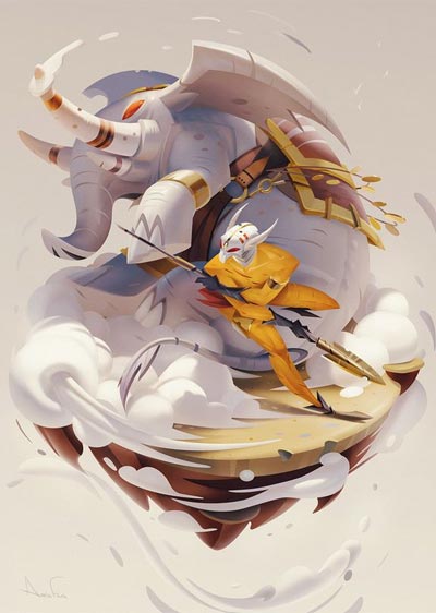 รูปช้างการ์ตูน6