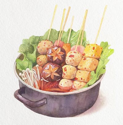 รูปการ์ตูนอาหาร