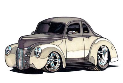 รูปการ์ตูนรถ