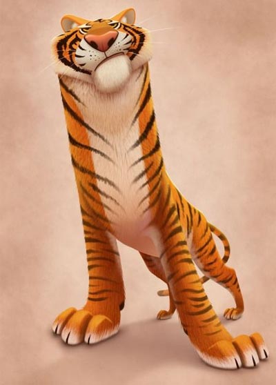 รูปเสือการ์ตูน