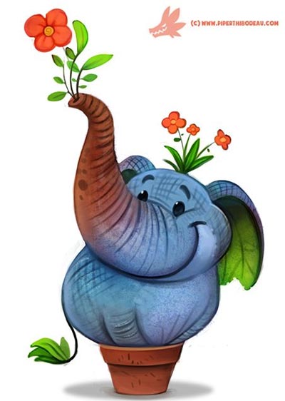 รูปการ์ตูนช้าง2