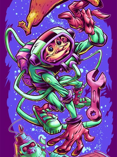 รูปการ์ตูนลิง7