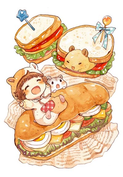 รูปการ์ตูนเด็กผู้หญิง sd น่ารักๆ