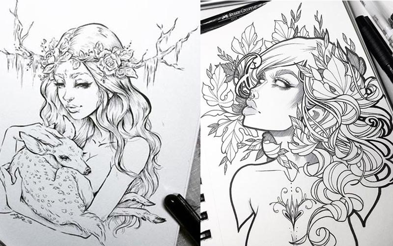 รูปการ์ตูนลายเส้น