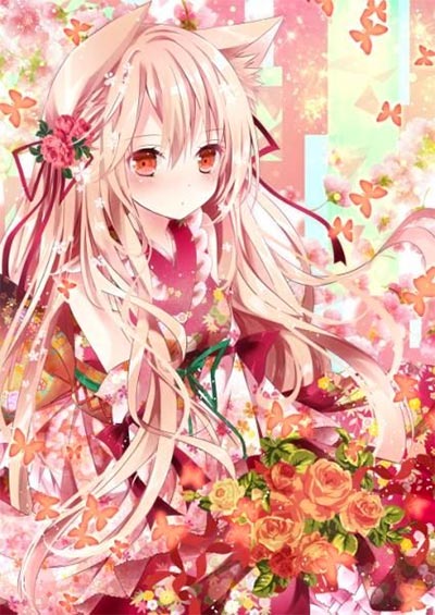 รูปการ์ตูนผู้หญิงหูแมว