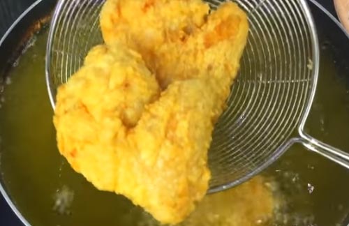 วิธีทำข้าวมันไก่ทอด