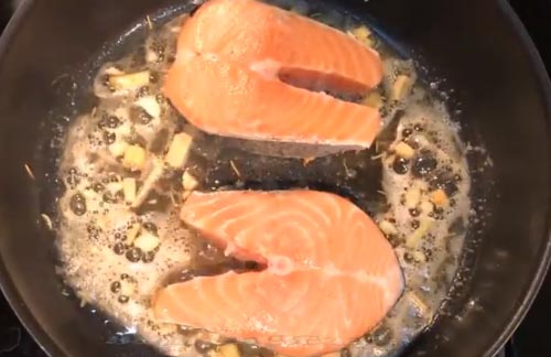 วิธีทำสเต็กปลาแซลมอน