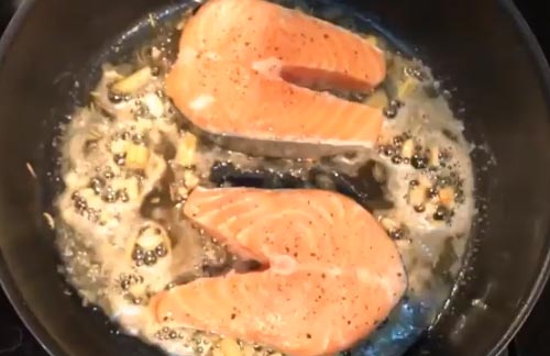 วิธีทำสเต็กปลาแซลมอน