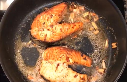 วิธีทำสเต็กปลาแซลมอน