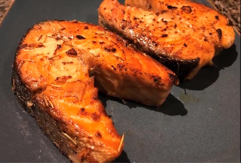 วิธีทำสเต็กปลาแซลมอน