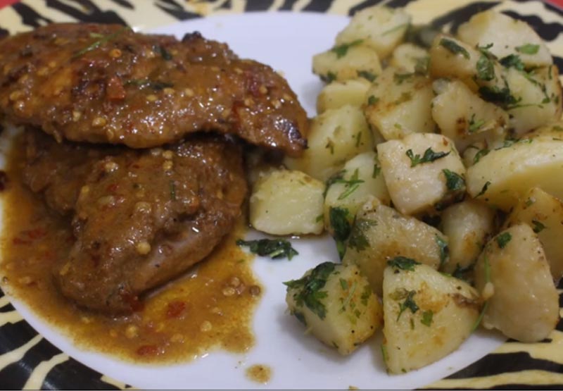 วิธีทำสเต็กไก่สไปซี่