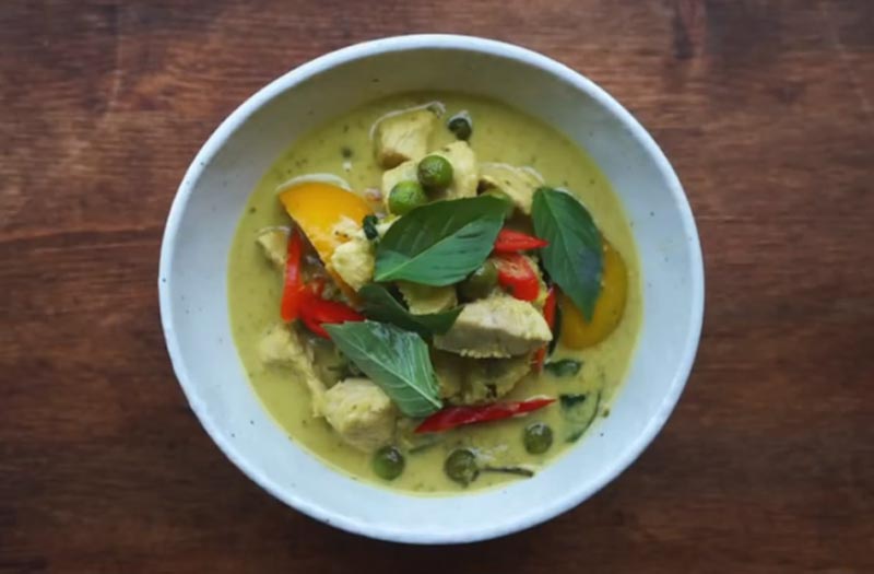 วิธีทำแกงเขียวหวานไก่