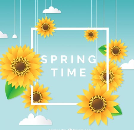 กรอบรูปลายดอกทานตะวัน