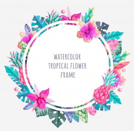 รูปภาพกรอบรูปลายดอกไม้