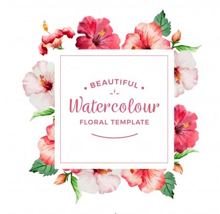 กรอบรูปลายดอกไม้สวยๆแนวตั้ง