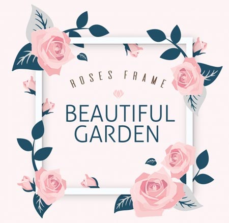 กรอบรูปดอกไม้สวยๆ
