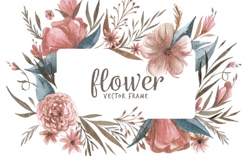 กรอบรูปลายดอกไม้