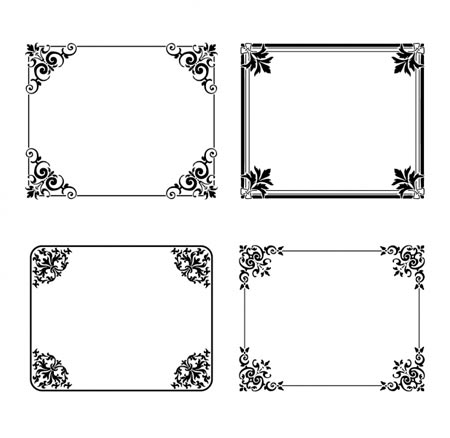 แบบกรอบรูปสีดำหรูๆ