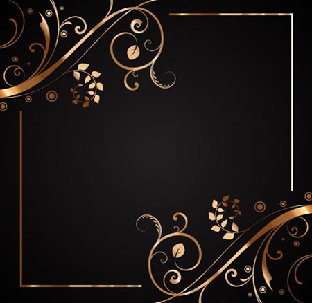 กรอบรูปลายสีทอง