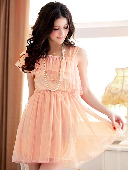 ชุดแซกสีโอรส