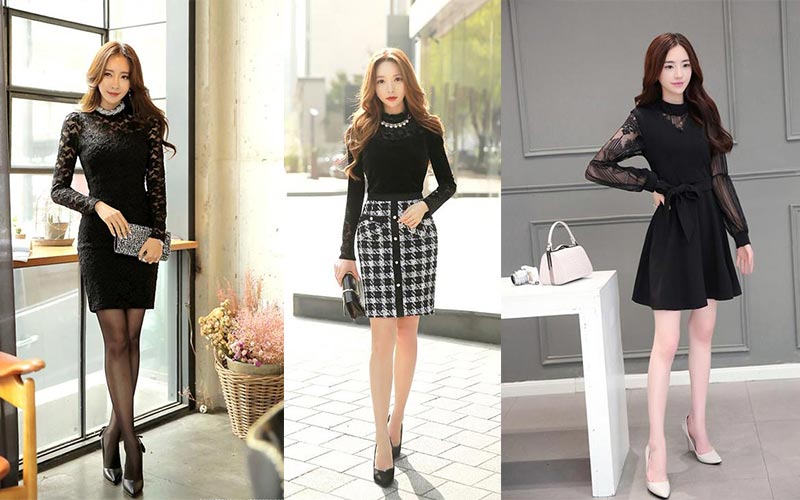 ชุดทำงานสีดำ