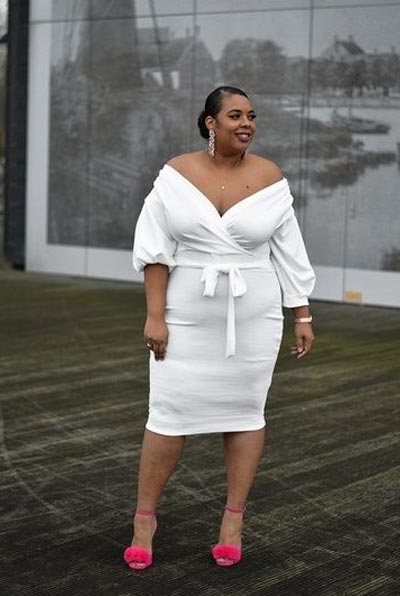 ชุดไปงานแต่งคนอ้วน1