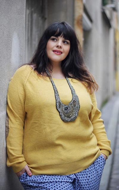 เสื้อยืดคนอ้วนสีเหลือง