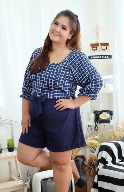 เสื้อลายสก๊อตคนอ้วน12