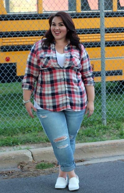 เสื้อลายสก๊อตคนอ้วน4