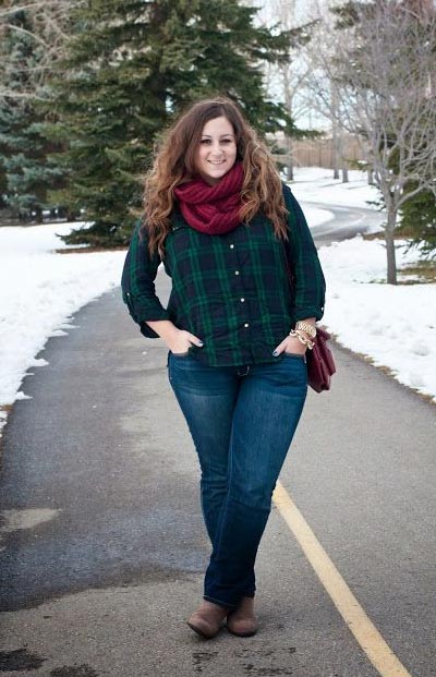 เสื้อลายสก๊อตคนอ้วน9