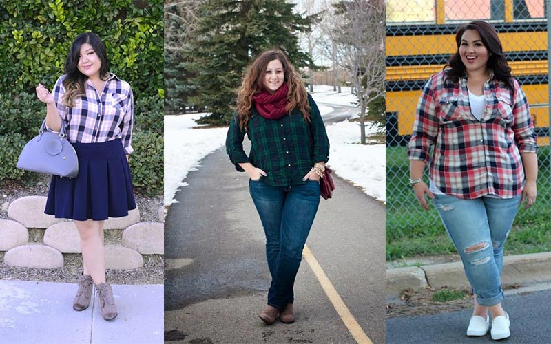 เสื้อลายสก๊อตคนอ้วน