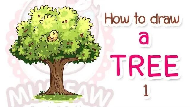 สอนวาดรูปต้นไม้