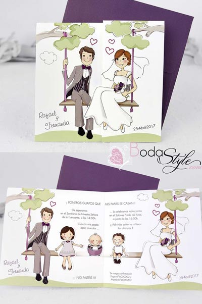 การ์ดแต่งงานการ์ตูน-7