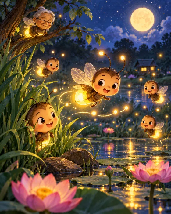 Little firefly shines differently