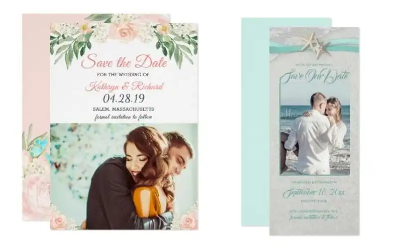 การ์ดแต่งงานแบบมีรูป