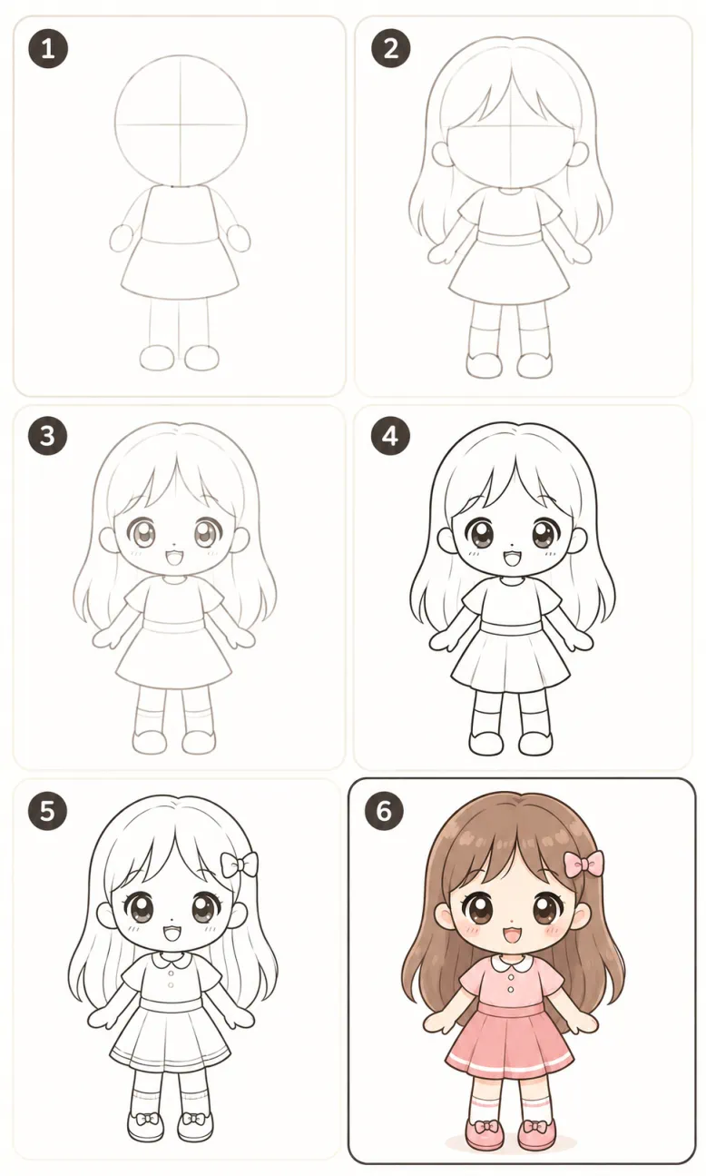 วาดสาวจิบิ