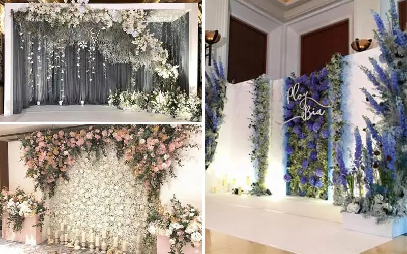 แบ็คดรอปงานแต่งสวยๆ